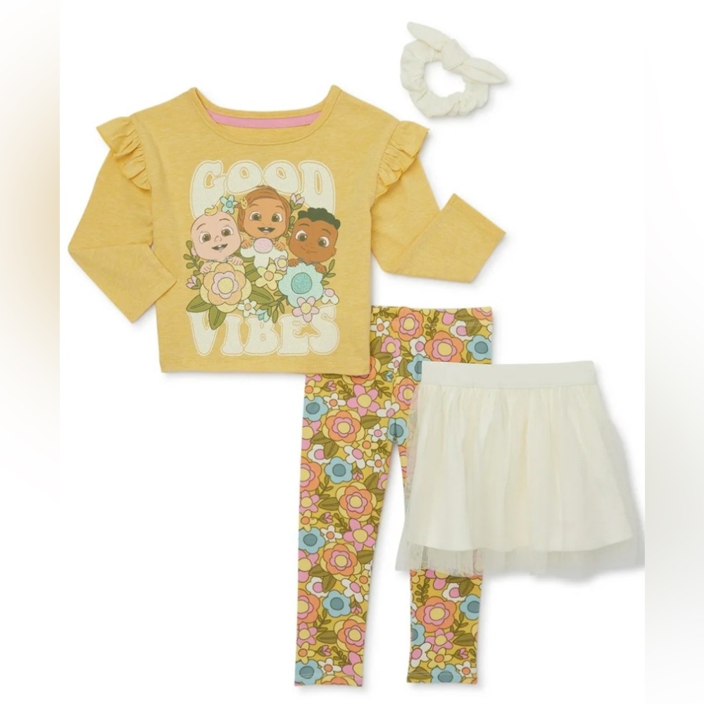 Cocomelon Toddler Girl Role Play Set, 4-Piece